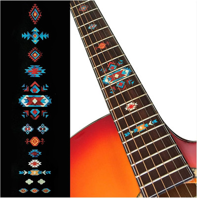 Guitar Fingerboard Vintage Shape Fret Inlay Markers Stickers