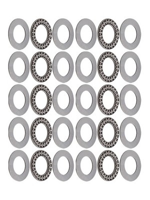 Kompakt und zuverlässig 10 Stück AXK2035 Nadellager Axiallager 20 x 35 x 2 mm