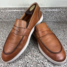 Allen Edmonds Randolph 5380 Chili Leather Penny Loafers Dress Sneakers 10.5EEE