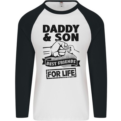 Daddy & Son Beste Freunde Vatertag Herren L/S Baseball T-Shirt