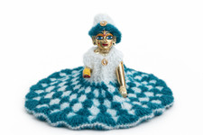 Handmade Baby Krishna Woolen Dress  Laddu Gopal Winter Poshak  2 Dress combo 