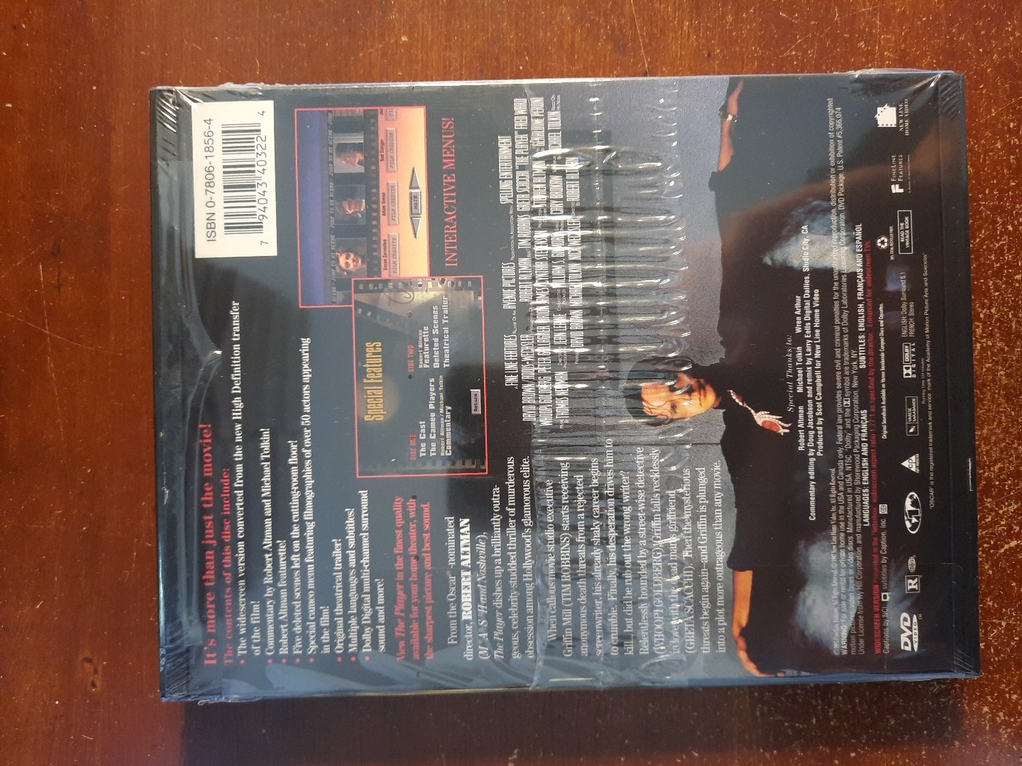 Widescreen Edition Dvd 1997 Brand New Orig Sealed Robbins Go