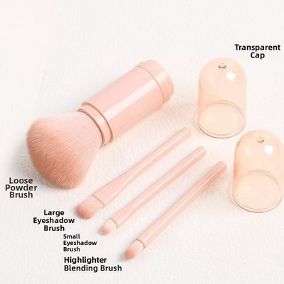 FÜR for mini 4 in 1 tragbares Make-up Pinsel Set weiche Haare für
