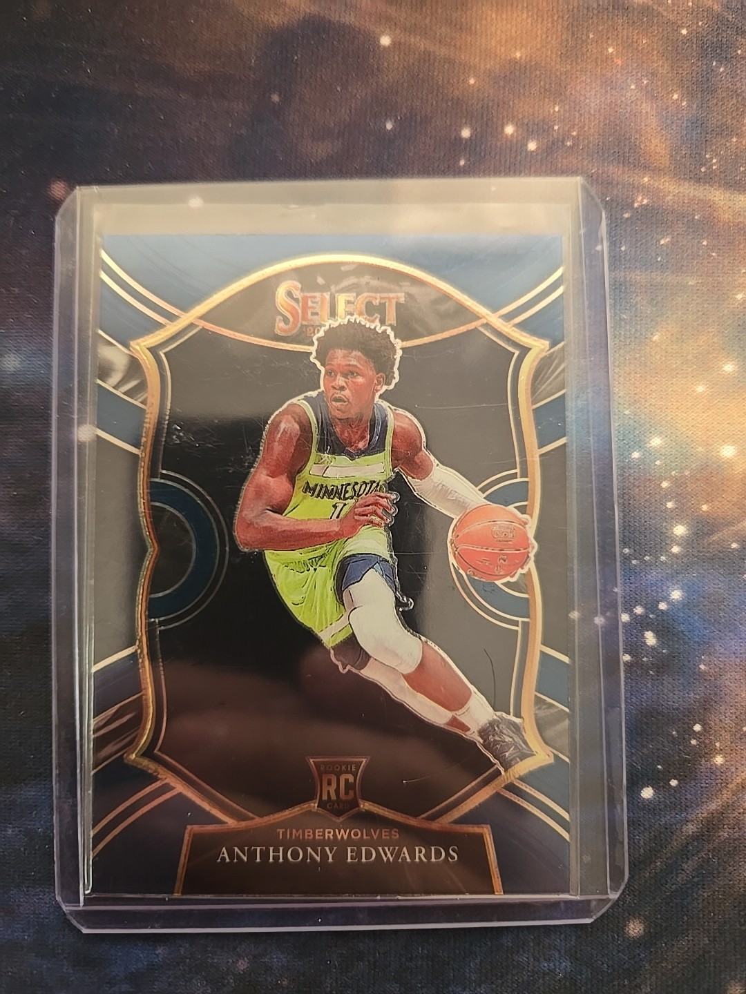 2020-21 Panini Select - Concourse Anthony Edwards #61 Blue (RC)