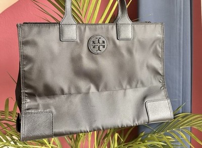Tory Burch Ella Nylon Packable Tote in Black