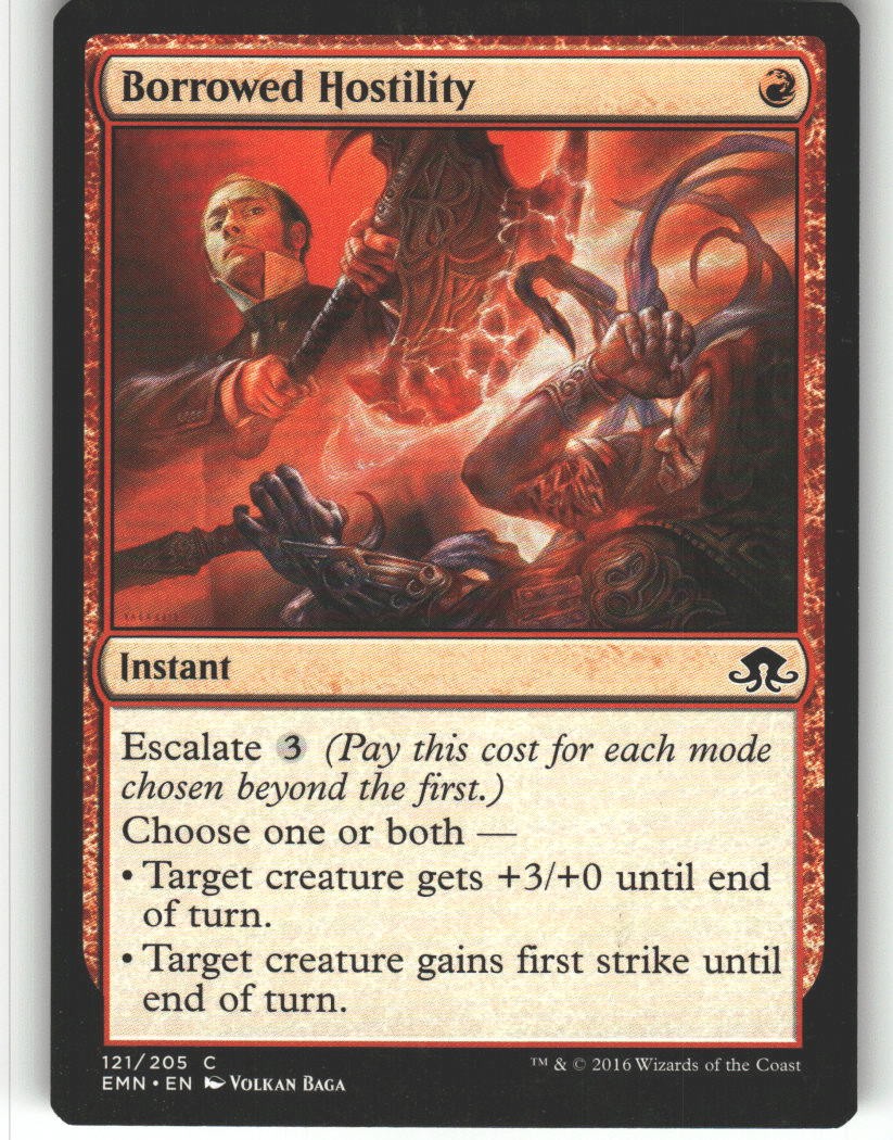 Borrowed Hostility - Eldritch Moon - MTG - Common - #121 - NM
