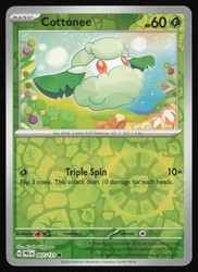 Cottonee 007/131 Prismatic Evolutions Reverse Holo