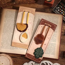 Vintage Leather Bookmarks Set for Women, Personalized Gift for Book Lovers