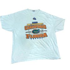 Vintage 2005 Florida Gators Sec Basketball Championship T Shirt Mens XL