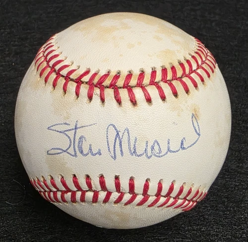 STAN MUSIAL Signed Official MLB Baseball-ST. LOUIS CARDINALS-HOF-JSA