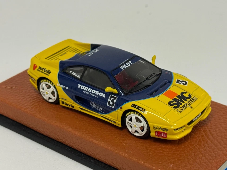 1/43 BBR Ferrari F355 Modena Challenge from 1995  Leather Base   ABG442 - Image 4 of 4