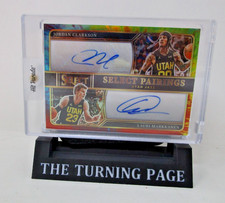 Jordan Clarkson/Lauri Markkanen 2023 Select Pairings Dual Auto Tie-Dye /25 Jazz