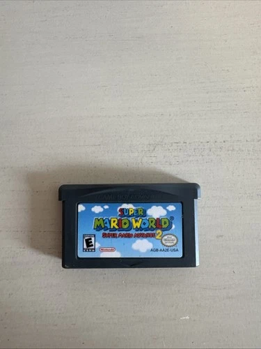 Super Mario World Super Mario Advance 2 Nintendo GBA Game Boy Advance
