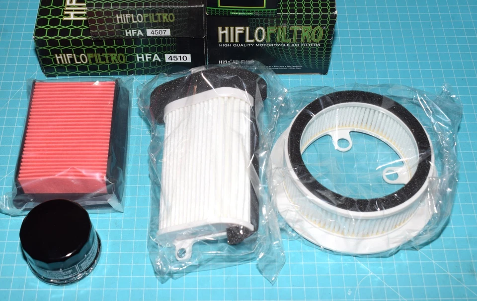 lot 3 filtres à air +1 filtre à huile HIFLOFILTRO YAMAHA XP 530 TMAX 2012/2016 - Photo 1/1