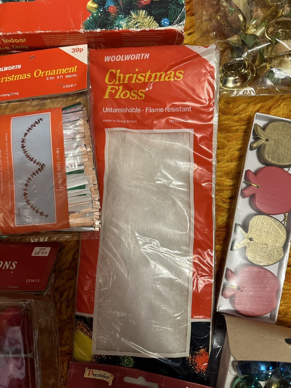 Job Lot Vintage Christmas Decorations / Lights / New / Woolworths / eBay