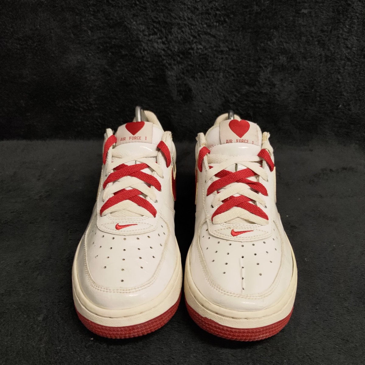 靴 WMNS AIR FORCE 1 Valentine /307109-161 ◇NIKE 307109-161 WMNS AIR FORCE 1 VALENTINE DAY WHITE RED