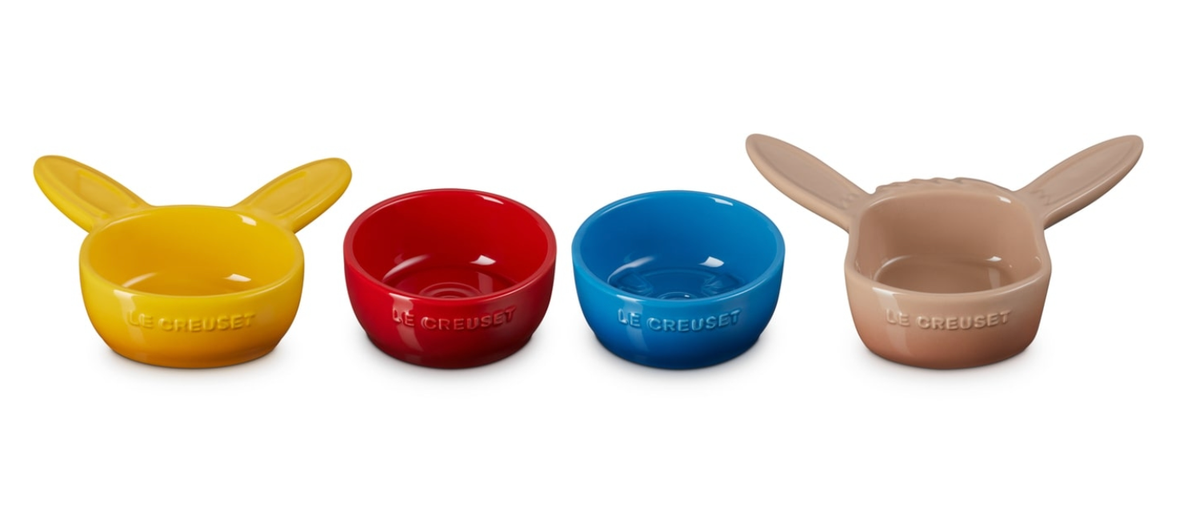 Le Creuset Pokemon Mini Dish (Pack of 4) [Official Japanese