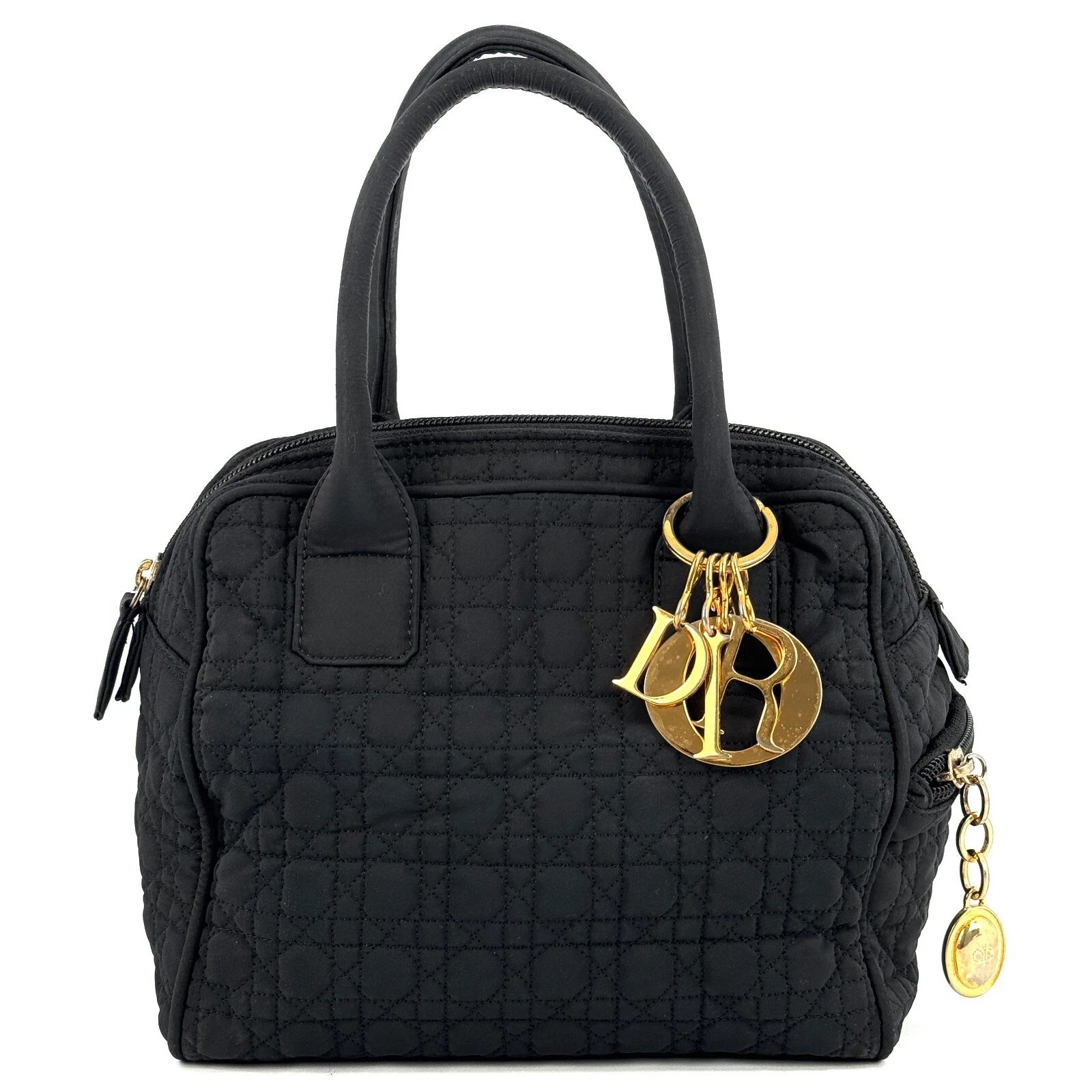 Sac à main Christian Dior Lady Dior cannage noir