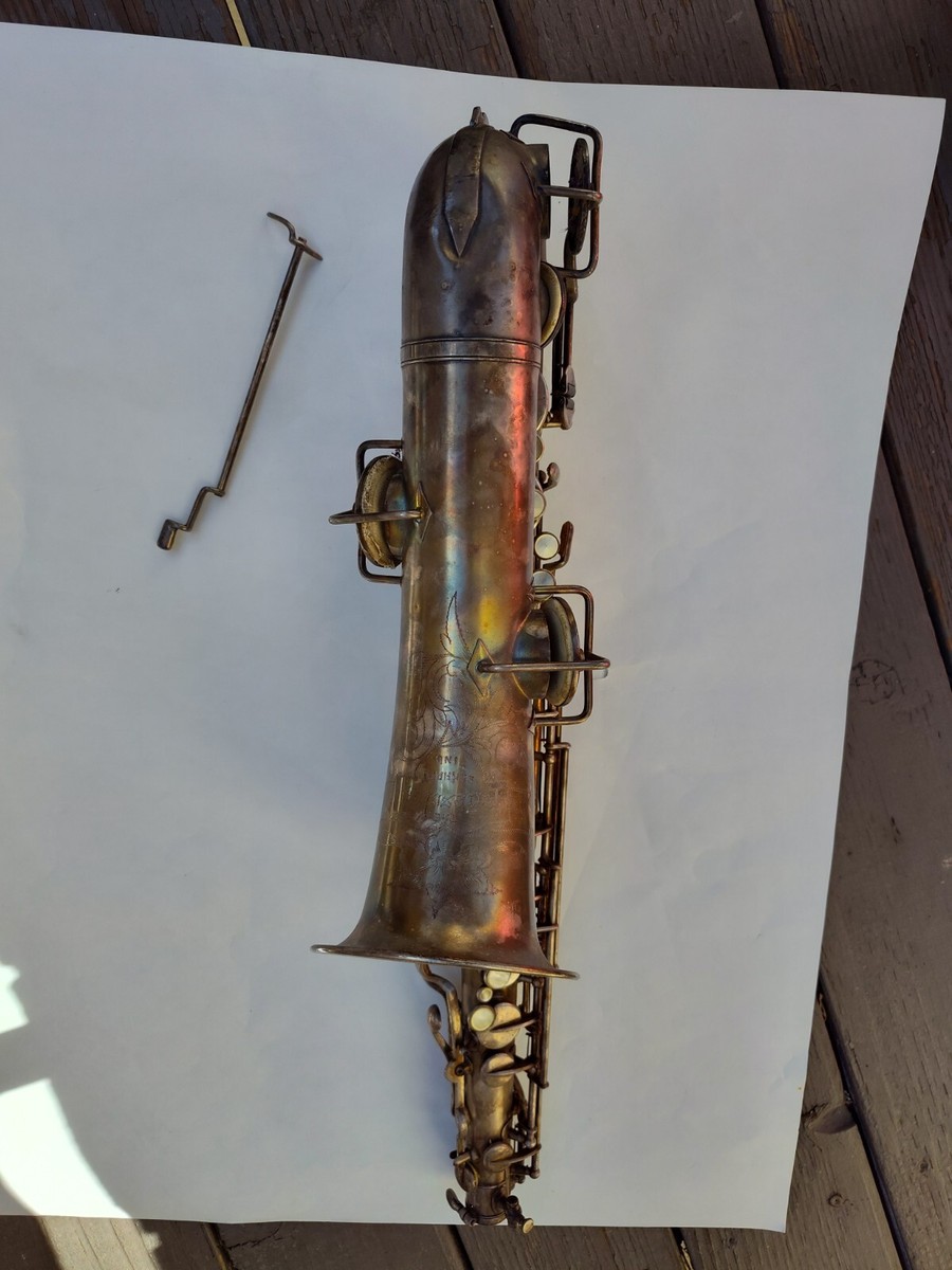 Buescher Silver Plated True Tone Low Pitch Alto Saxophone Buescher Silver Plated True Tone Low Pitch Alto Saxophone