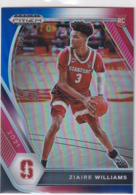 2021-22 PRIZMS RED WHITE BLUE ZIAIRE WILLIAMS NEW ORLEANS PELICANS ROOKIE NK816
