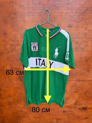 【美品】PoloRalphLauren ChiefKeef着用 ITALIA Polo Ralph Lauren Italia Polo T-shirt Chief Keef vintage