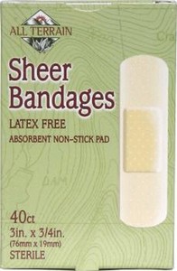 Bandage Sheer 3 4 In X 3 In 40 Bandages (608503050043)