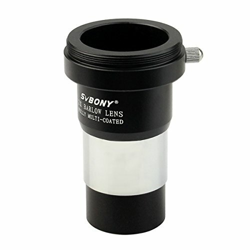 Svbony Barlow Lente 2x, 1.25" Barlow con M42X0.75mm Camera (o8U)