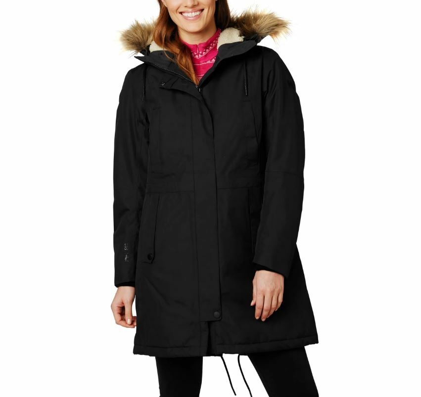 Helly Hansen Womens Mayen Faux Fur Trim Insulated Wat… Gem
