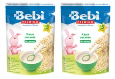 2 PACK - Bebi NO MILK OAT Low Allergenic 200g Baby Food Instant Cereal 5 Months