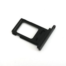 SIM Tray Holder W/ Waterproof Rubber Ring For iPhone XS Max Dual SIM Slot BLK