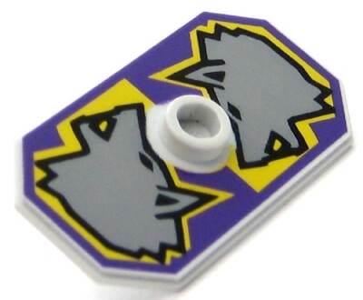 LEGO Part Shield Knights Kingdom Danju Wolf Pattern | eBay