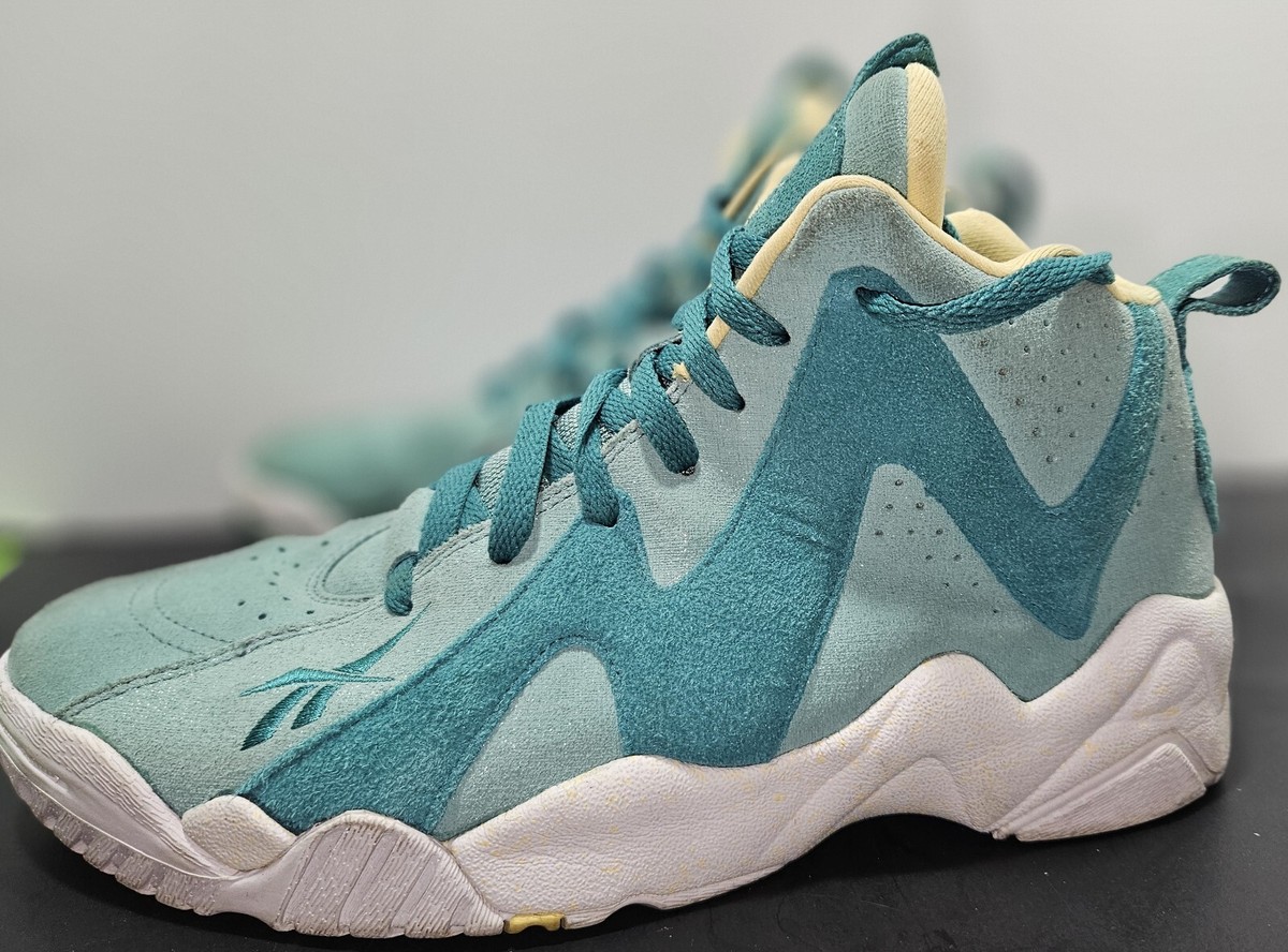 REEBOK KAMIKASE LI TEAL MAN SUEDE SNEAKERS SHOES SIZE 10.5  display picture 2