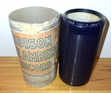 EDISON BLUE AMBEROL  CYLINDER RECORD #3923 UNCLE JOSH'S BIRTHDAY  -  CAL STEWART