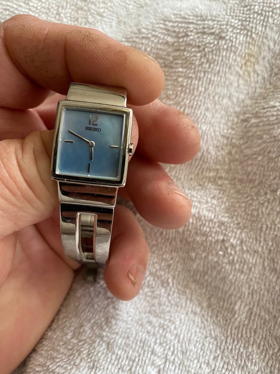 SEIKO 新品電池 極美品 稼働品 腕時計 1N00-6J40 スクエア セイコー