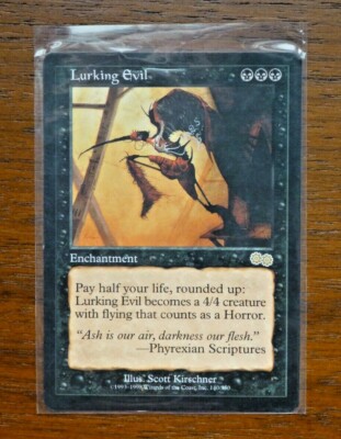 all lurking evil cards mtg Clockwork Percussionist [#0295 Art Variant] (DSK-C) Magic The Gathering Duskmourn House