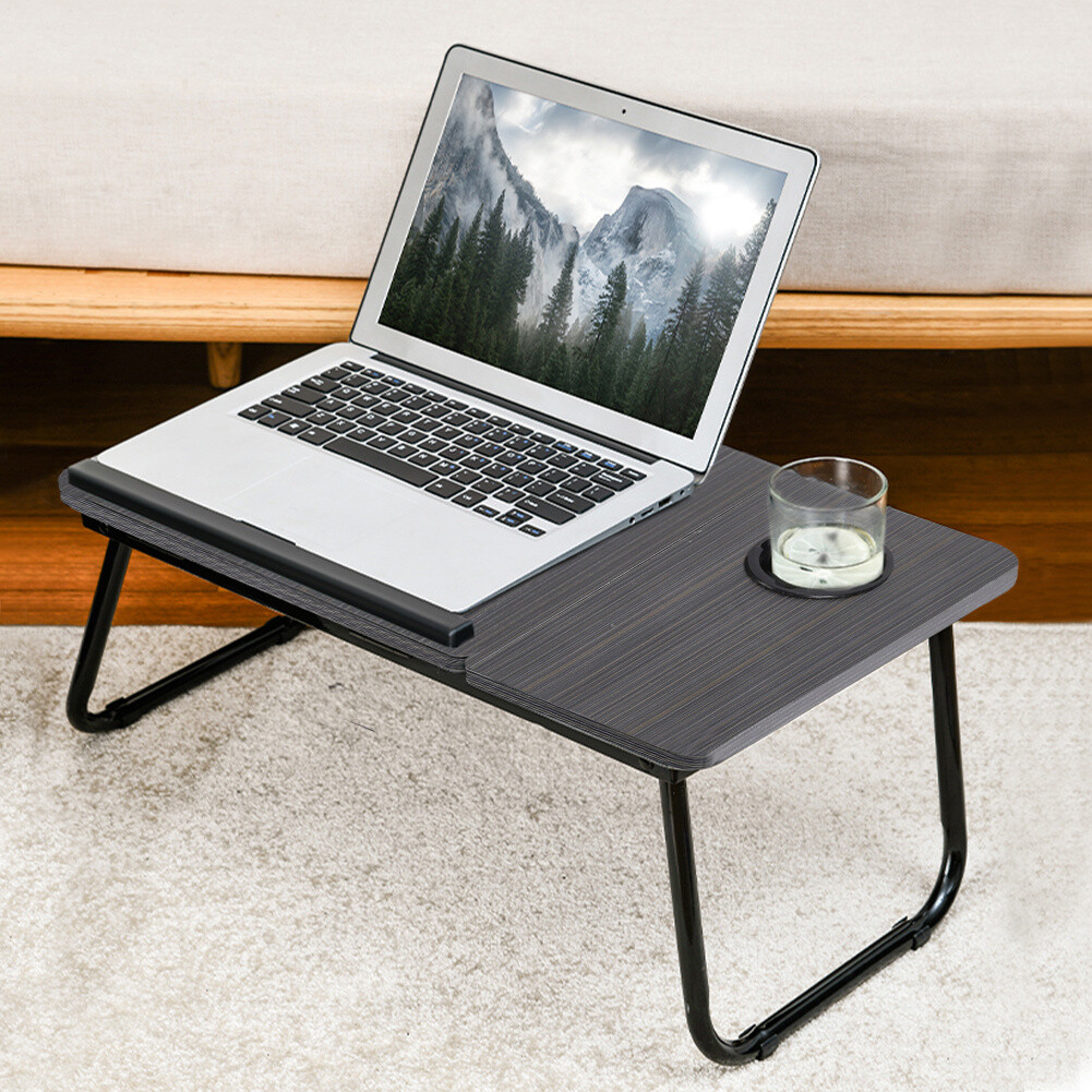 Folding Laptop Stand Desk Table Adjustable Computer Table Portable Sofa