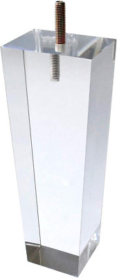 8'' Clear Acrylic Sofa Legs - Pack of 4 for Modern Furniture Decor