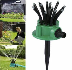 Rasensprenger Sprühregner Gartensprenger Rasen Regner Wassersprenger 360°