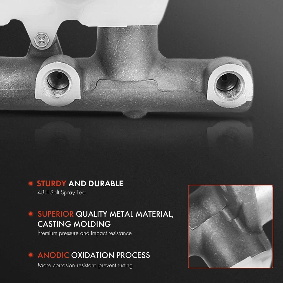 Cilindro mestre de freio com reservatório para Honda Accord 2003-2004 Acura TL V6 3.2L - Imagem 2 de 4