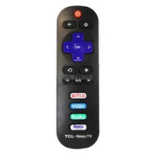 GENUINE TCL RC280 LED HDTV REMOTE CONTROL W/NETFLIX VUDU & HULU SHORT KEY (USED)