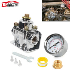 Fuel Pressure Regulator Kit Wgauge 1-4 Psi 12-804 For Holley Carbureted Carb