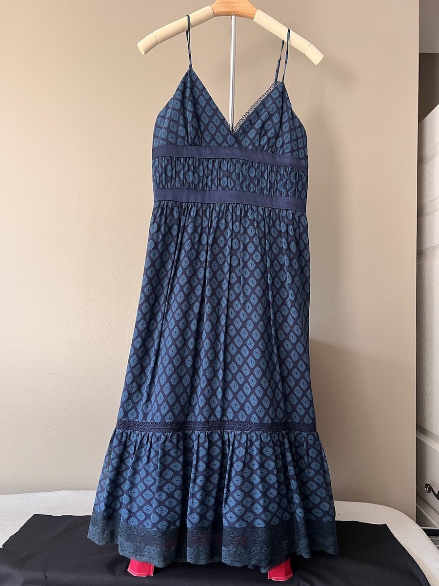 bcbg blue silk dress BCBG royal blue silk dress