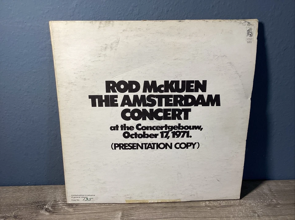 ROD McKUEN - The Amsterdam Concert 1971 US PROMO Limited Edition # 135 Double LP Foto 4 de 4