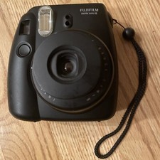 Fujifilm Instax Mini 8 Instant Camera Black Tested Working  No Film Included