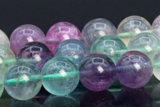 Genuine Natural Multicolor Fluorite Beads Grade AA Round Loose Beads 8MM