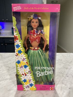 POLYNESIAN Mattel Barbie Doll NIB Dolls Of The World