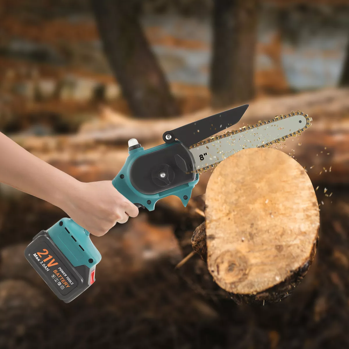 Battery operated wood sale cutter