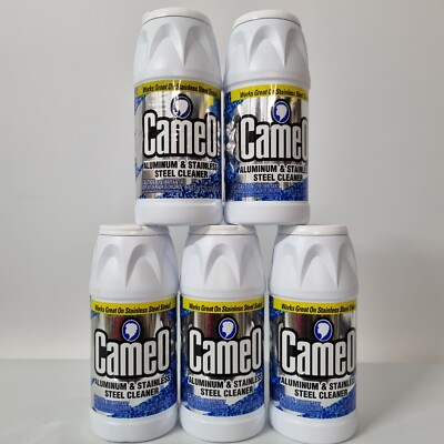 #ad Lot of 5 Cameo Aluminum amp; Stainless Steel Cleaner Original Old Formula 10oz Each $94.00