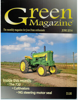 John Deere Model 720 Tractor, Front Mount Cultivators, 1969 110 112 L&G colors