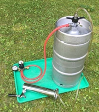 **MINNETONKA  1/4 BEER KEG, "D" COUPLER CO2 REGU DRAFT TOWER SUPERIOR TAP FAUCET